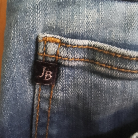 Trendy Distressed Blue Skinny Jeans Judy Blue Los Angeles Size 2XL X 29" Inseam - Picture 12 of 16